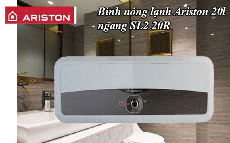 Bình nóng lạnh Ariston 20 lít ngang SL2-20r 